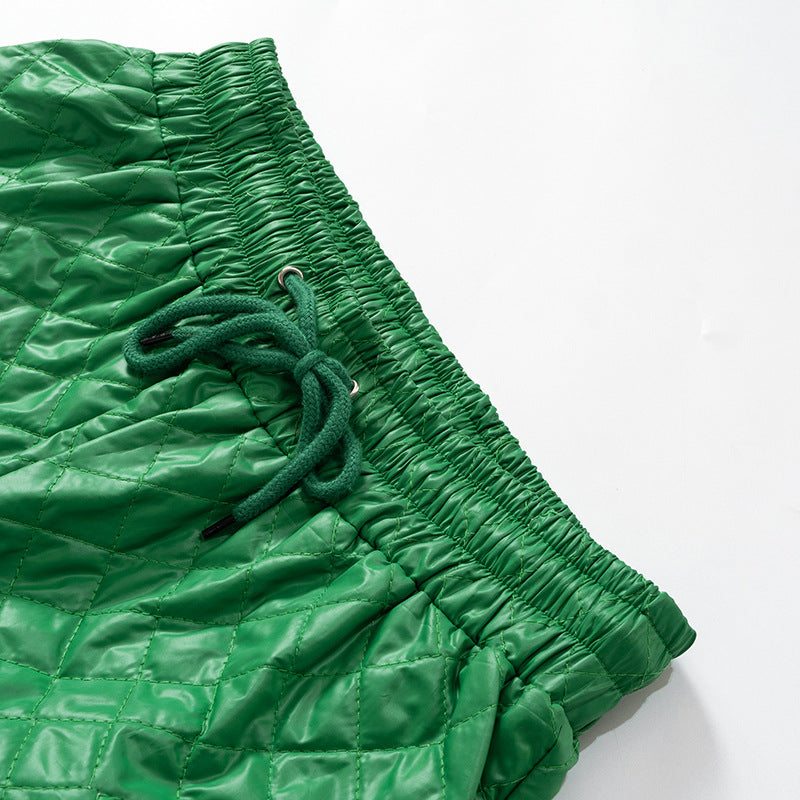 Warm Cotton Trousers With Drawstring Elasticated Waist Trousers