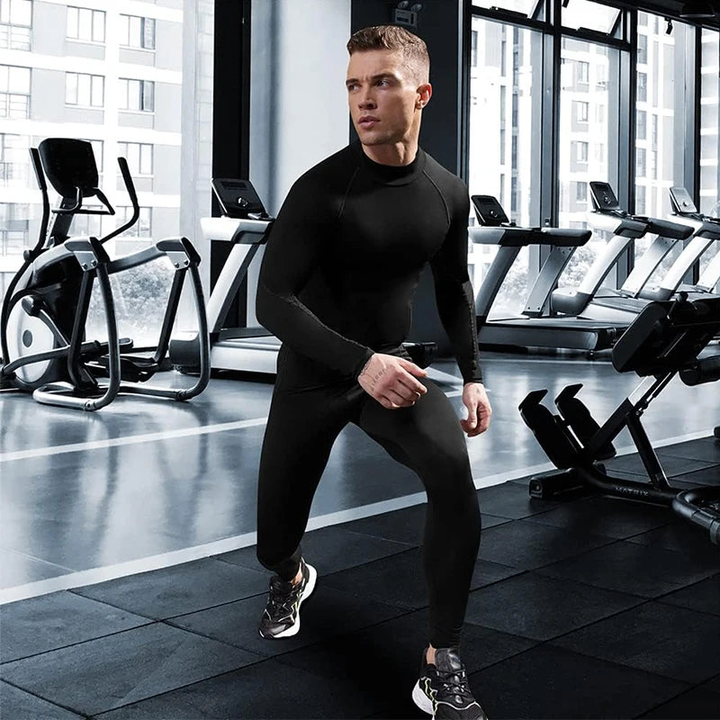 Rashguard Gym T Shirt Men Bodybuilding Quick-drying Fitness