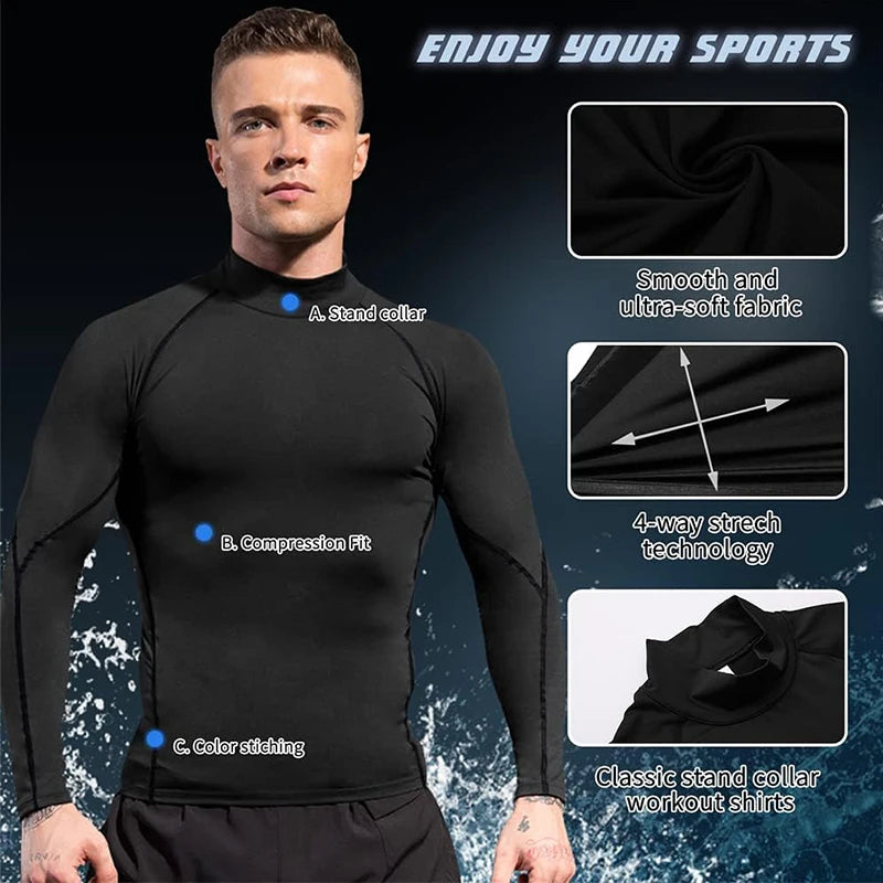 Rashguard Gym T Shirt Men Bodybuilding Quick-drying Fitness
