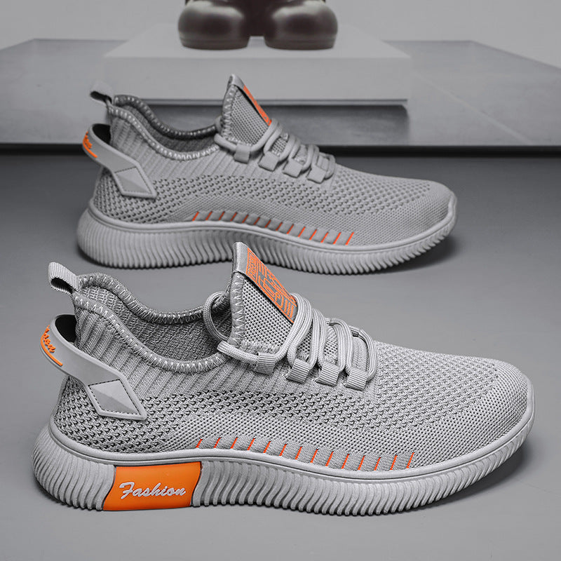Breathable Mesh Shoes Men's Casual All-matching Comfortable And Non-slip Wear-resistant Running Tide Shoes