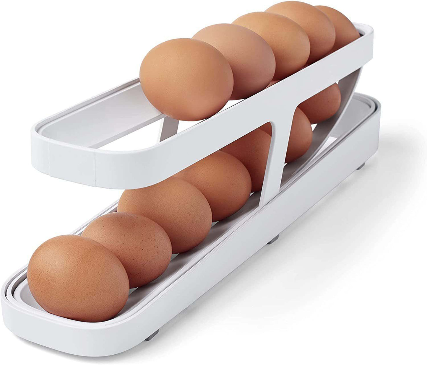 Scrolling Egg Rack Holder Storage Box Egg Basket Container