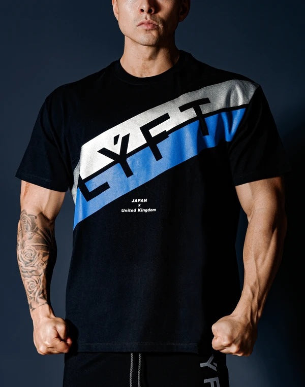 Muscle Fitness Sports Short Sleeve Men's Cotton Slim T-Shirt