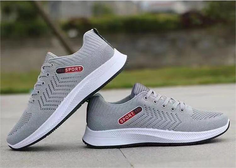 Men's Fly Woven Mesh Fashionable All-match Breathable Casual Shoes