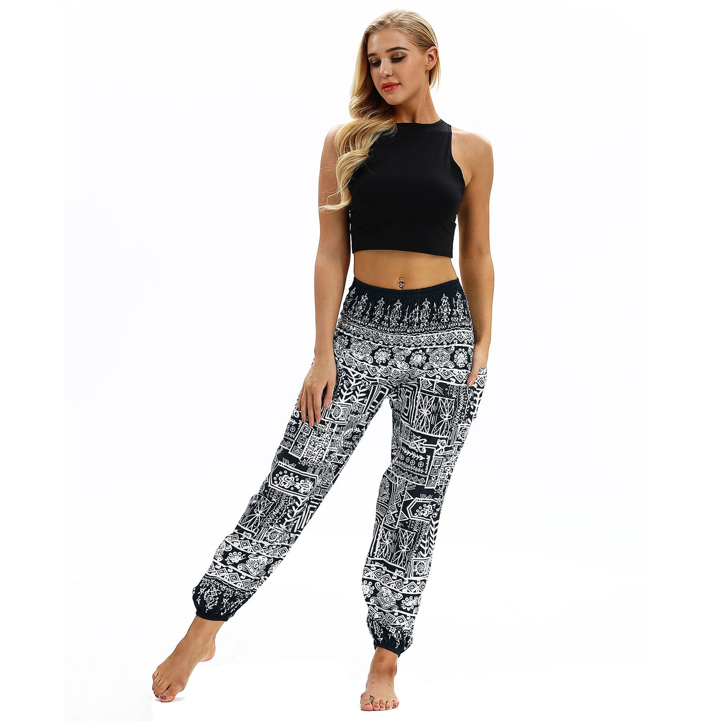 Printed Summer Breathable And Comfortable Leggings