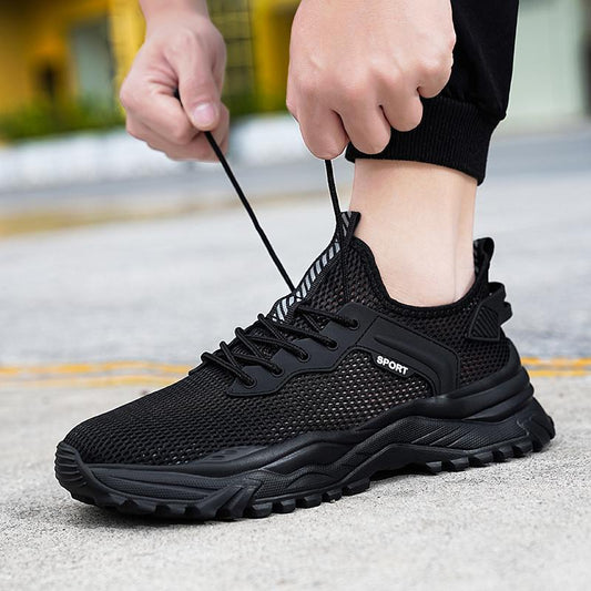 Men's Hollow Breathable Mesh Sneakers