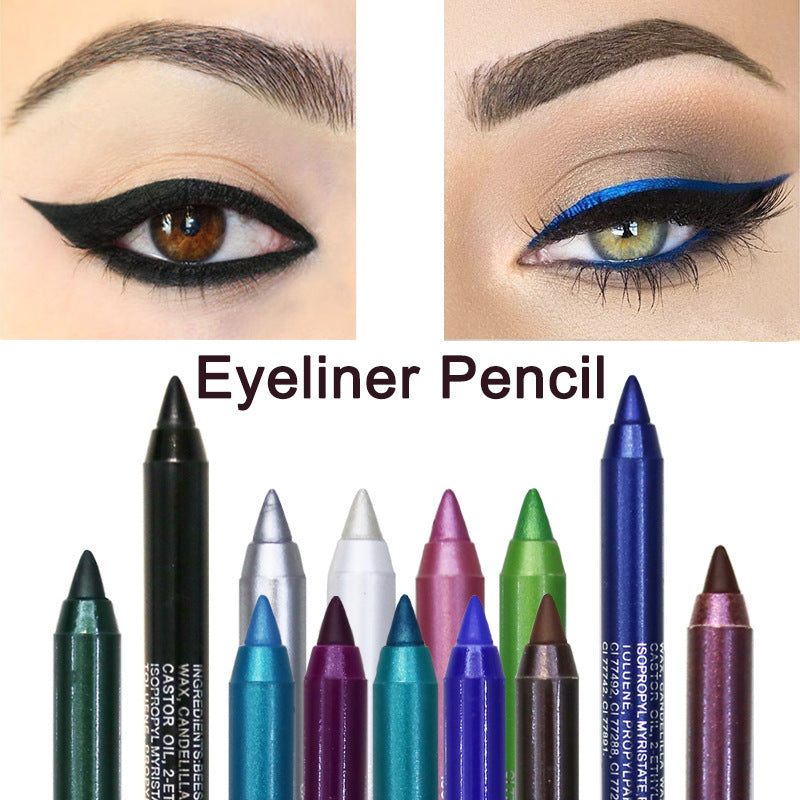 Eyeliner Dual Use Gel Eyeliner Pen For Long Lasting Waterproof And Sweat Proof