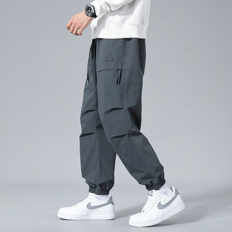 Men's Casual Baggy Straight Trousers