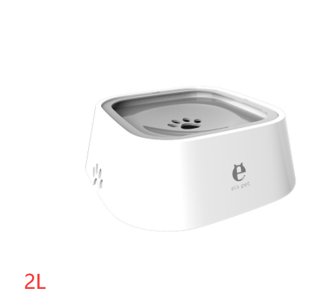 Cat Dog Water Bowl Carried Floating Bowl Anti-Overflow Slow