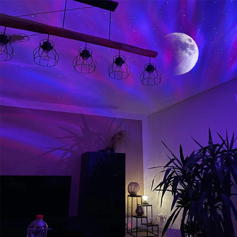 Aurora Borealis Starlight Projectors LED Galaxy Star Atmosphere Galaxy Night Light