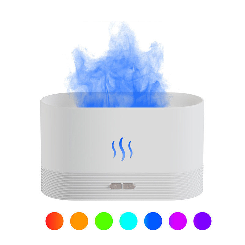 With Flame Light Mist Humidifier Aromatherapy Diffuser With Waterless