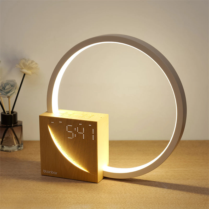 Lamp Touch Table Lamp With Natural Sounds, Desk Lamp With Alarm Clock