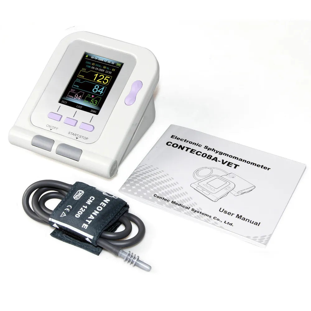 Digital Veterinary Blood Pressure Monitor NIBP Cuff, Dog/Cat/Pets Animal Care