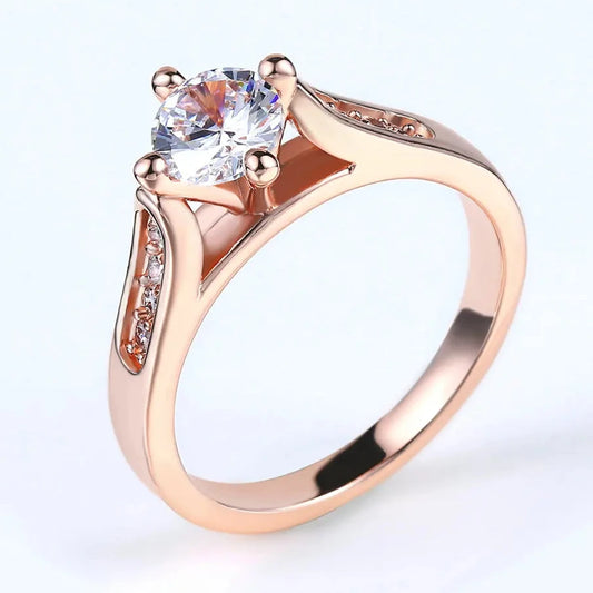 Engagement Wedding Ring For Women Classic Prong Setting