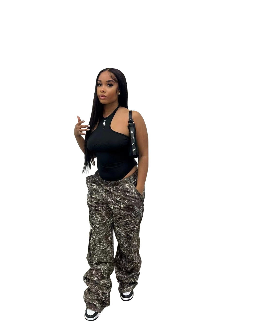 Women's Fashion Casual Camouflage Printed Overalls