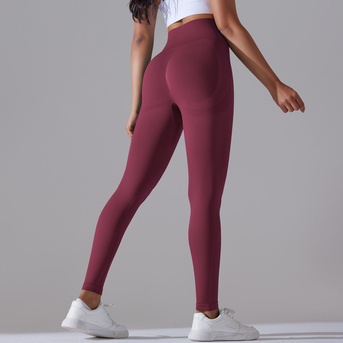 Women's Knitted High Waist Yoga Pants