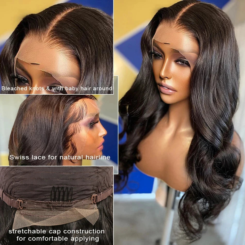 Lace Frontal Wig Curly Glueless Wig Human Hair Ready