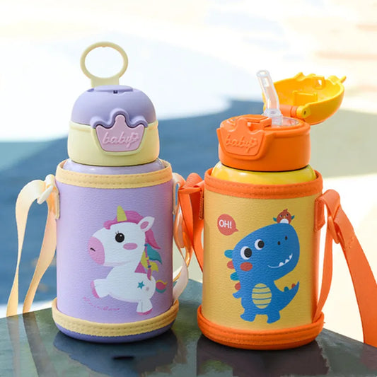 Unicorn Kids Thermos Bottle Cute Children's Thermal Water Bottle Stainless Steel