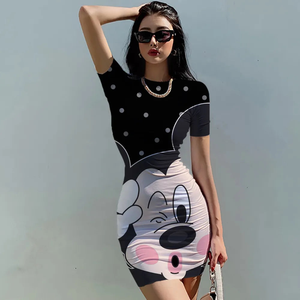 Disney Mickey Mouse Woman Dresses Elegant