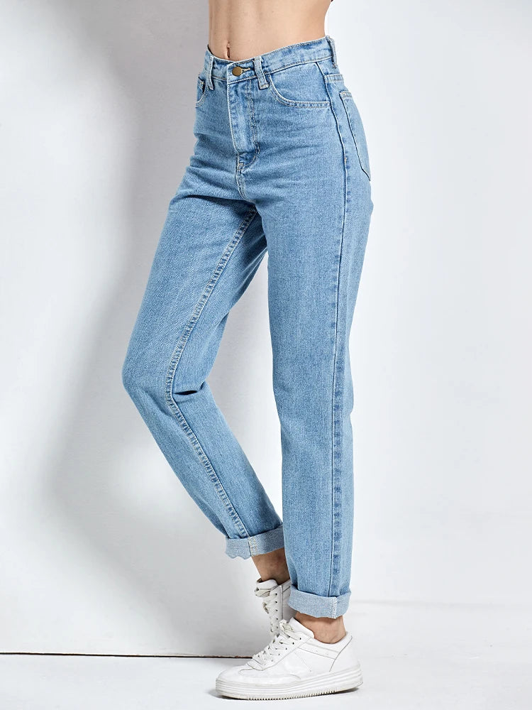 Pants Vintage High Waist Jeans Woman