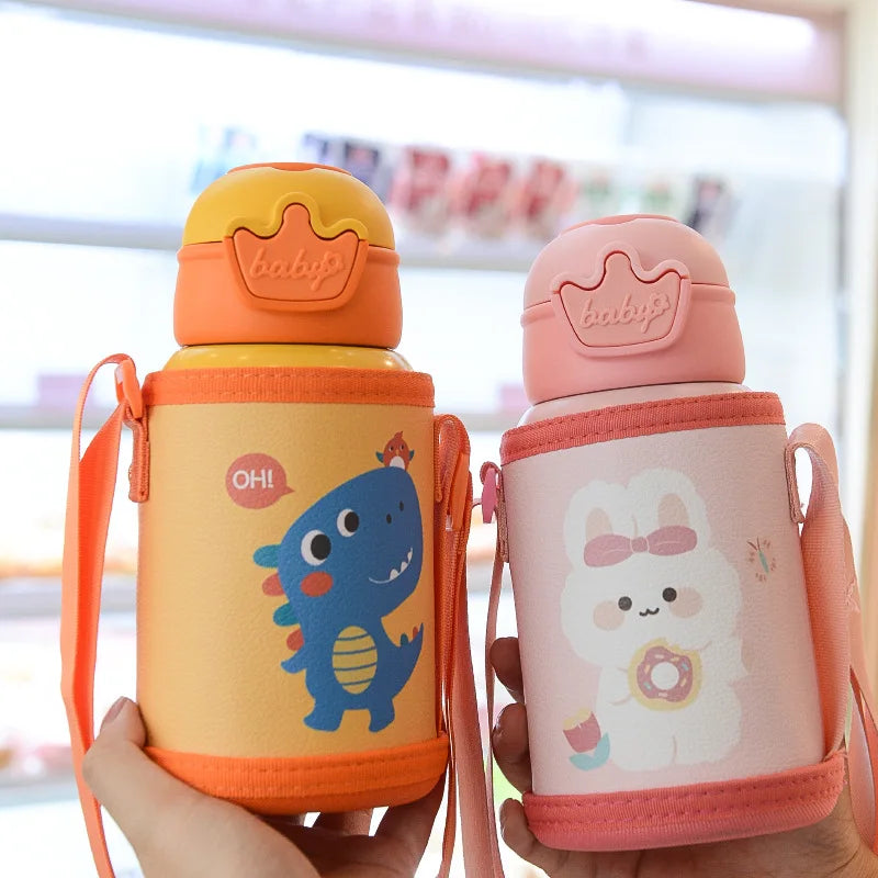 Unicorn Kids Thermos Bottle Cute Children's Thermal Water Bottle Stainless Steel