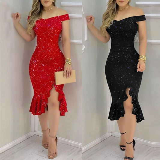 Women's Fashion Sexy Summer Off Shoulder