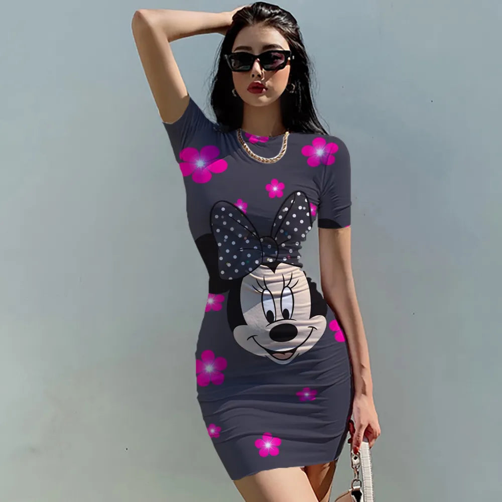 Disney Mickey Mouse Woman Dresses Elegant