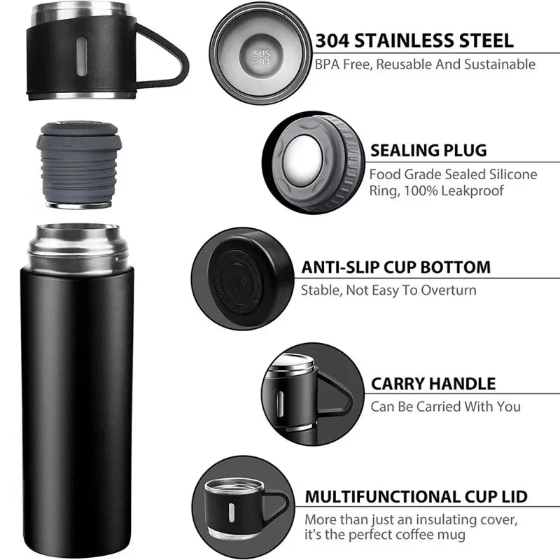 Stainless Steel Double-layer Insulated Cup High-grade Gift Box Set Businesse