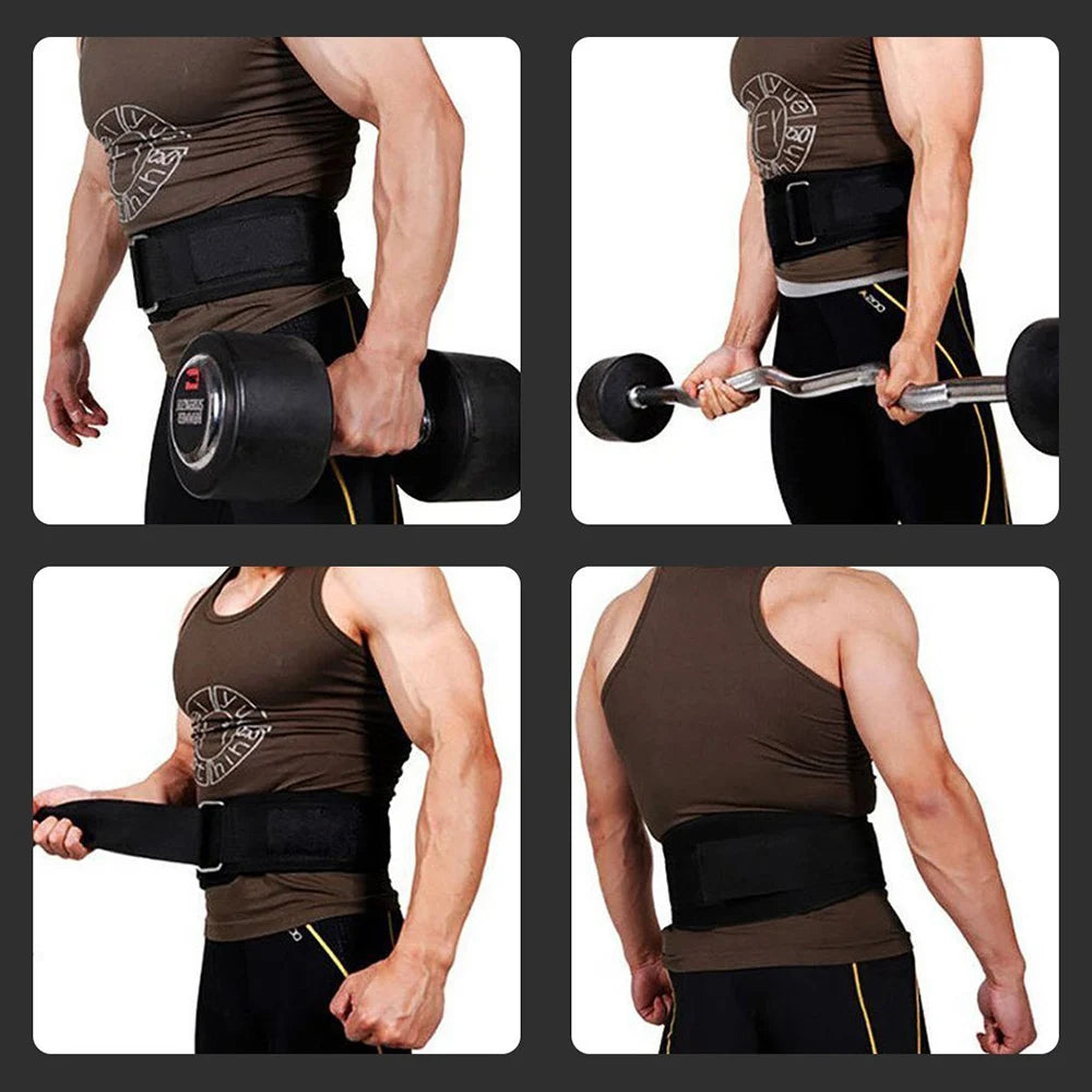 Weight Lifting Belt Back Support Workout Belt with Metal Buckle