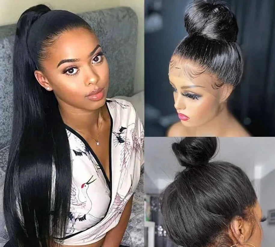 Lace Frontal Wig Brazilian Bone Straight