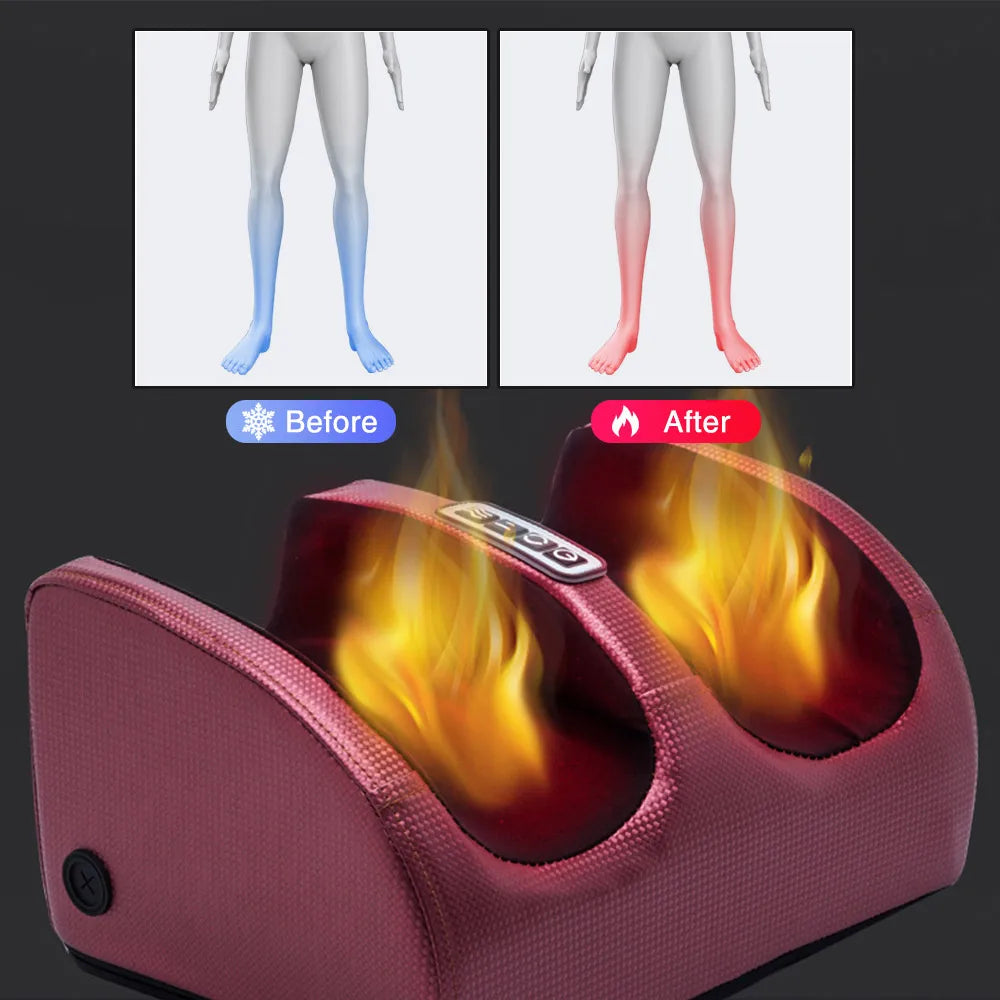 Electric Foot Massager Heating Therapy Hot