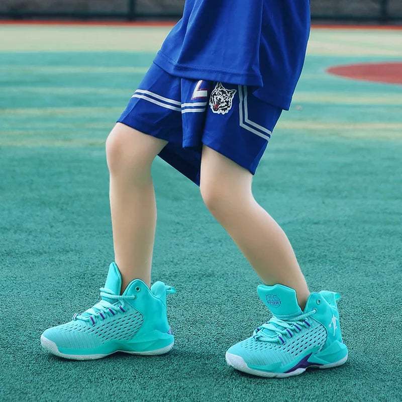 New Kids Brand Basketball Shoes Breathable Comforthable