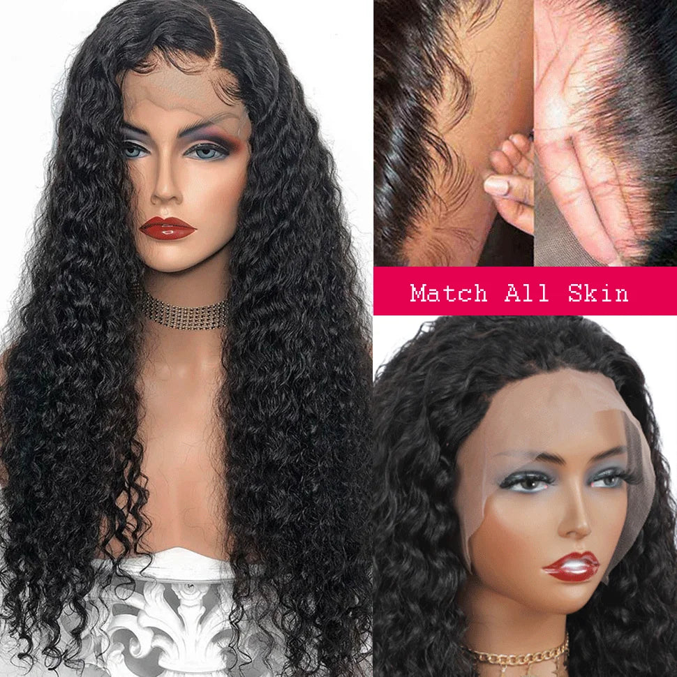 Nicelight Water Wave Transparent 13x6 Lace Frontal Wigs