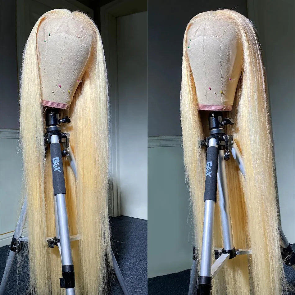 Transparent 613 Blonde Lace Frontal Human Hair