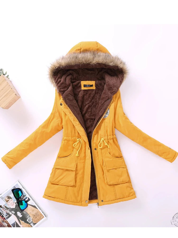 New Winter Women Jacket Medium-long