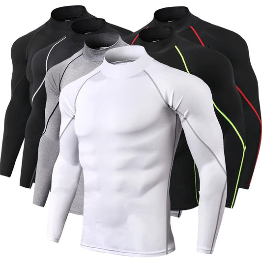 Rashguard Gym T Shirt Men Bodybuilding Quick-drying Fitness