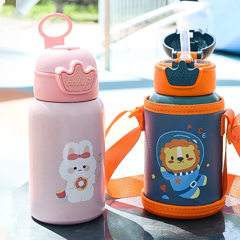 Unicorn Kids Thermos Bottle Cute Children's Thermal Water Bottle Stainless Steel