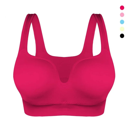 Women Sport Bras Yoga Shirt Fitness Running Vest Underwear Padded Bra Crop Sports Workout Top Wireless Push Up Brassiere