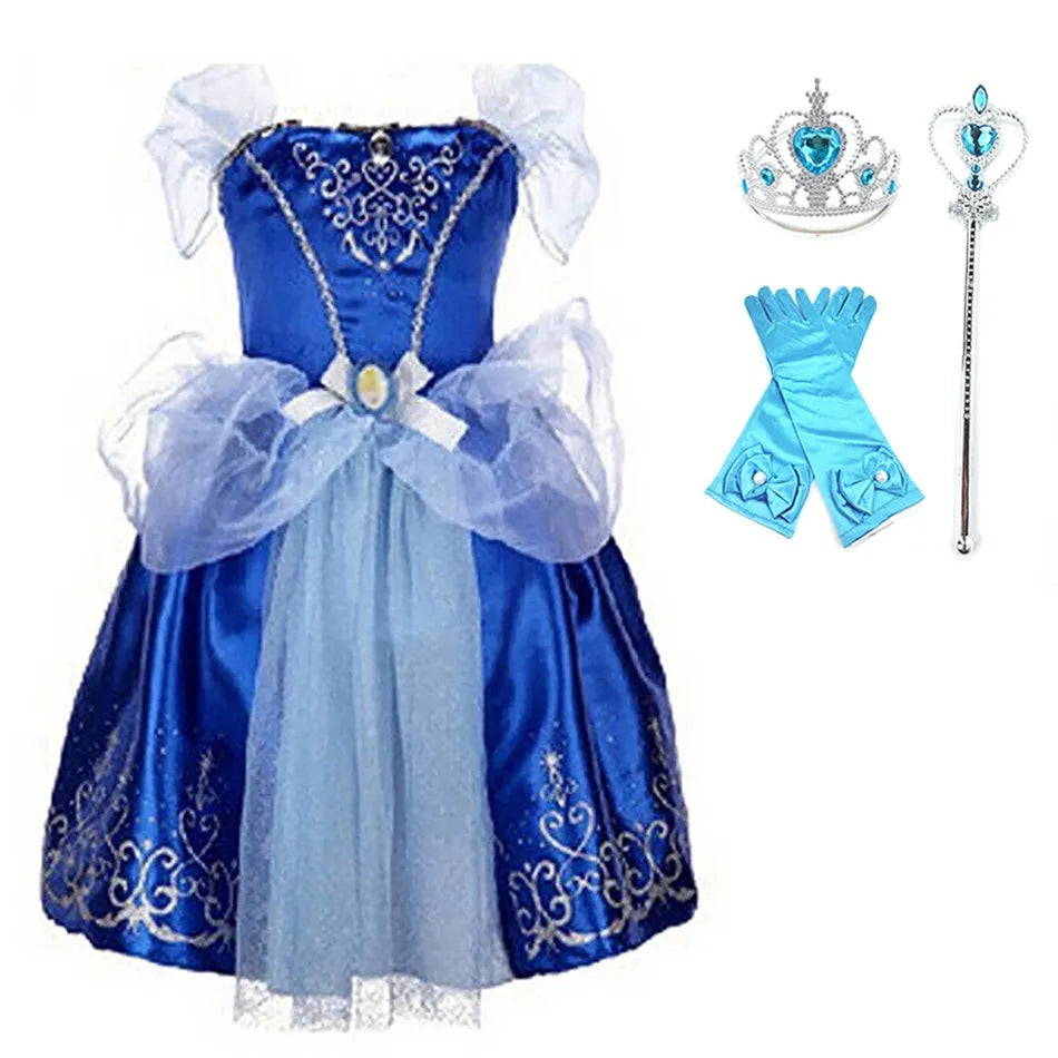 Children Princess Costume Party Fancy Flower Vestido