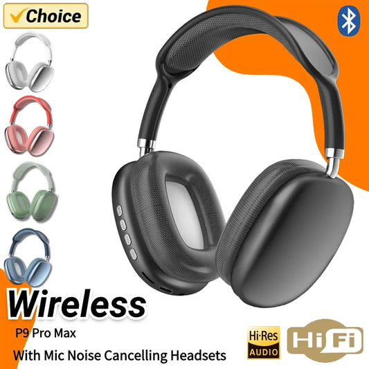 Wireless Bluetooth Headphones With Mic Noise Cancelling Headsets