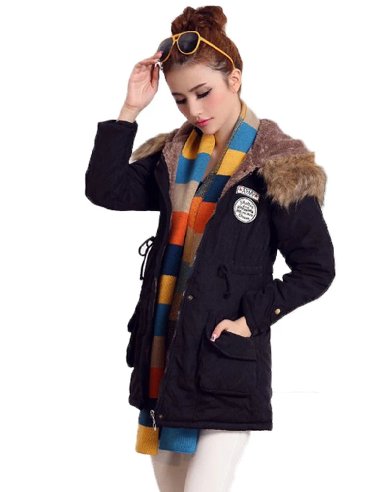 New Winter Women Jacket Medium-long