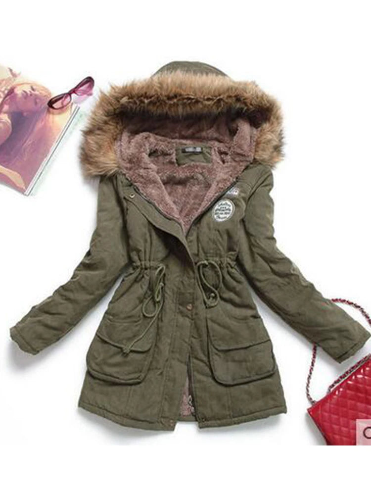 New Winter Women Jacket Medium-long