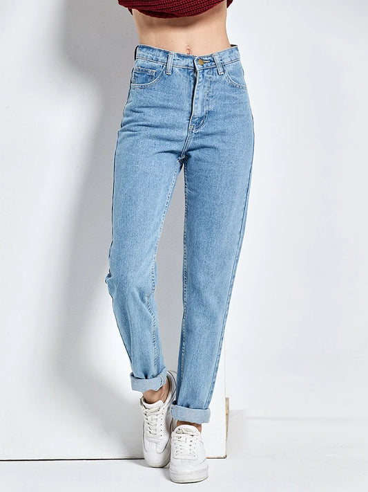 Pants Vintage High Waist Jeans Woman