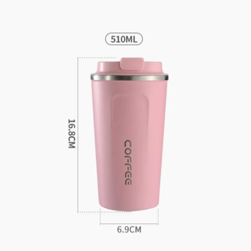 Stainless steel thermos bottle with digital temperature display, Intelligent temperature measurement cup, LED, 500ml