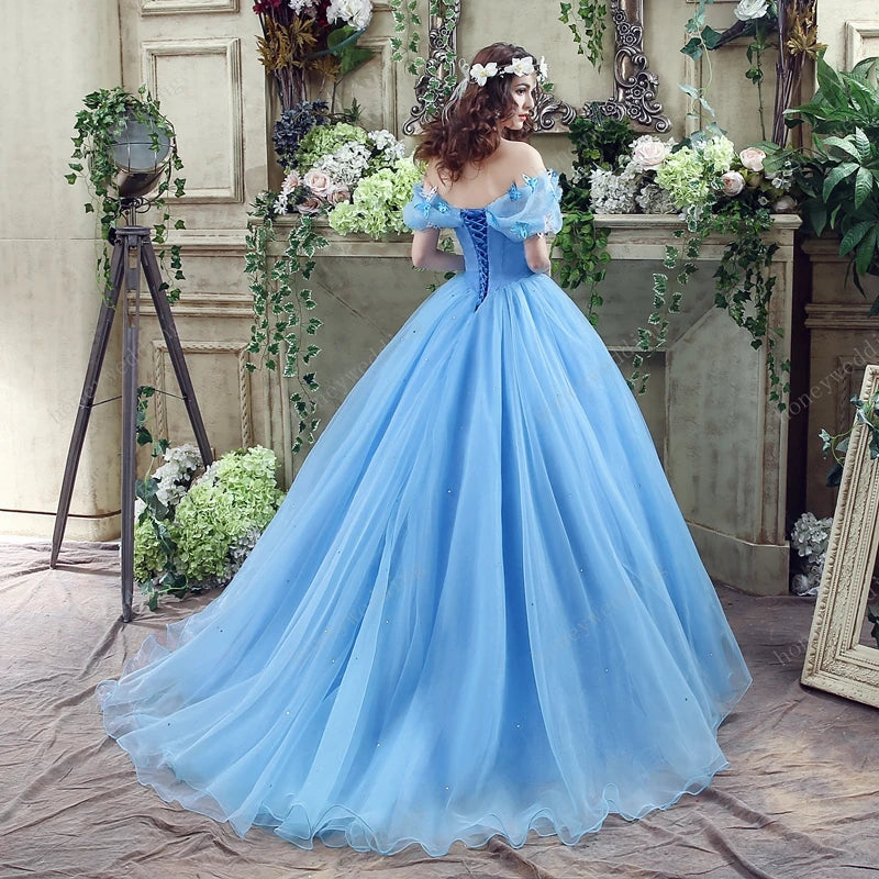 Vestidos De Dulces 16 Quinceanera Dresses Light Blue