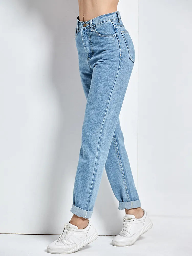 Pants Vintage High Waist Jeans Woman