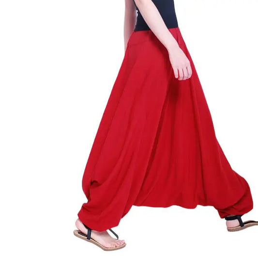 loose women casual trousers,wide leg pants,pantskir