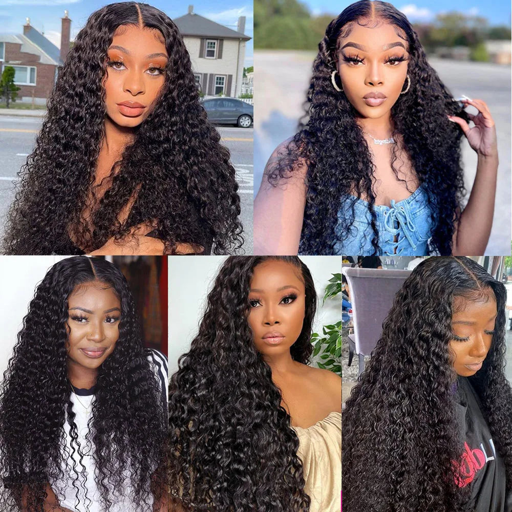 Nicelight Water Wave Transparent 13x6 Lace Frontal Wigs