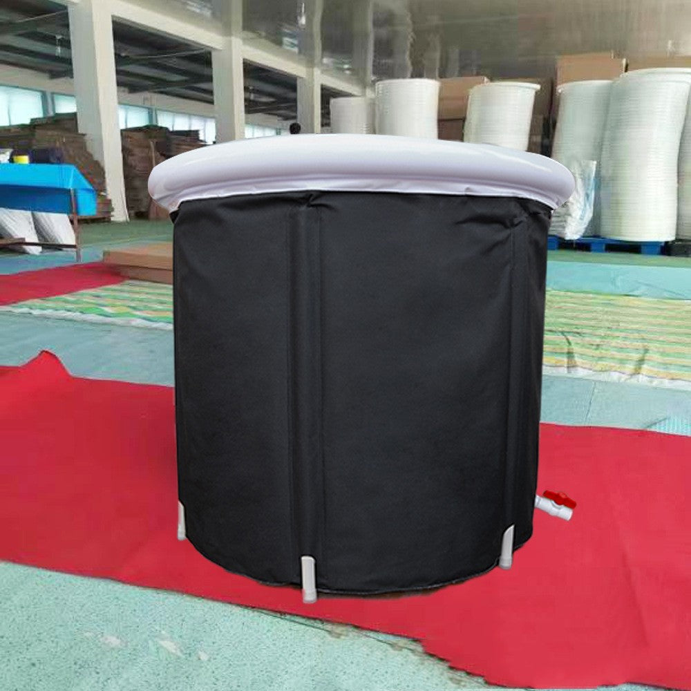 Portable Ice Baths Inflatable Air Ring PVC Bath Bath Household Bath Tub Holder Foldable Bath Tub For Recovery Therapy Outdoor