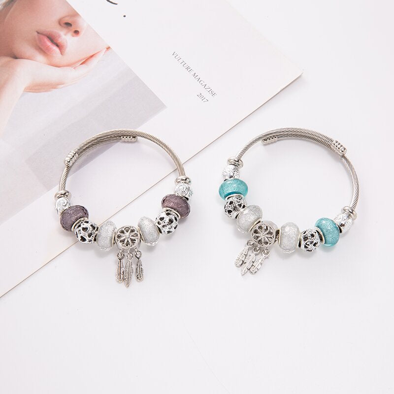 Style Dreamcatcher Element Bracelet Female Temperament Korean Style Simple Learning