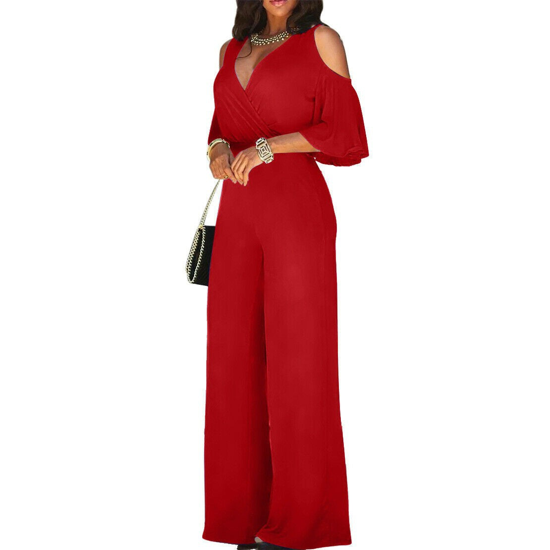 Women's Clothing Wide Leg Pants 7 Colors Available With Belt